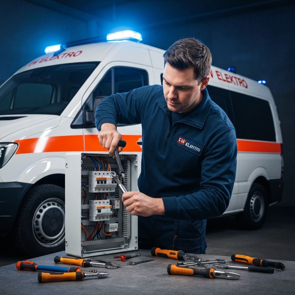 Oprava zkratu v bytě